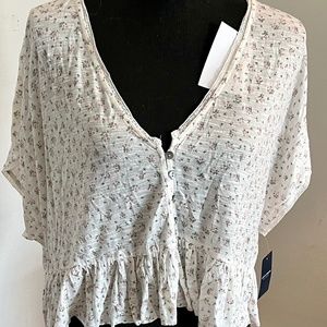 Lucky Brand lightweight crop top